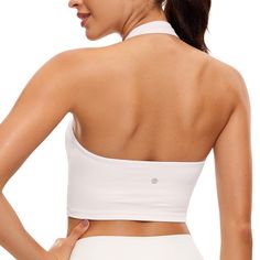 PRICES MAY VARY. Designed for yoga or lounge. Light support. Butterluxe collection features extremely soft and ultra stretchy, engineered for luxurious comfort. Removable built-in padding for easy adjustment. Double-layer design provides full coverage. Scoop neckline. Halter backless sports bras style. Butterluxe collection features super soft and stretchy high-quality fabric. Halter neck crop tops show your charming body curves for a stylish look. Removable pads for convenient adjustment.
 
 Fe Versatile Sports Bra With 4-way Stretch, Yoga Activewear With Built-in Bra And 4-way Stretch, High Stretch Yoga Pants With Built-in Bra, Moisture-wicking Athleisure Activewear For Relaxation, Versatile Yoga Pants With Light Support For Sports, Versatile Moisture-wicking Activewear For Yoga, Yoga Sports Bra With 4-way Stretch And Go-dry, Yoga Sports Bra With Go-dry 4-way Stretch, 4-way Stretch Go-dry Sports Bra For Yoga