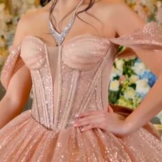 Rose Gold Glittering Sexy Sweetheart Quinceanera Dresses Off Shoulder Beading Vestidos De 15 Anos Ball Gown Sweet 16, Dresses Off Shoulder, Dress Off Shoulder, Quinceanera Dress, Rose Gold Glitter, Quinceanera Dresses, Quinceanera, Sweet 16, Ball Gown