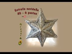 Estrellas navideñas con tubos de papel de periódico. Cómo hacer estrellas de navidad - YouTube Basket Weaving Diy, Nova Godina, Origami And Quilling, Newspaper Basket, Quilted Ornaments, Newspaper Crafts, Jolly Holiday, Navidad Christmas