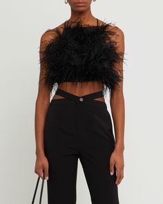 Price Comparison Few Moda $89 Cult Gaia $498 LAMARRQUE $285 Product Details This fun crop top is 100% handmade and perfect for a night out. You'll love the soft, fluffy feathers and spaghetti straps.- Feathered- Spaghetti straps- Content: Body: 50% Cotton, 45% Polyester, 5% Spandex | Feathers: 100% Ostrich Style# K22WT Feather Tops, Bra Size Charts, Cult Gaia, Price Comparison, Birdy, Active Wear Tops, S Models, Bra Sizes, Feathers