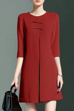 Mode Casual, Stil Inspiration, Knee Dress, Mode Inspiration, Mode Outfits, Sewing Dresses, Moda Fashion, Simple Dresses