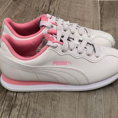 Brand New. Never Used. Pink Puma Sneakers For Light Sports, Pink Puma Sneakers For Streetwear, Pink Puma Logo Sneakers For Streetwear, Casual Pink Puma Sneakers, Pink Puma Sneakers For Spring, Shoes Puma, Puma Sneakers, Puma Shoes, Pumas Shoes