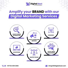 an advertisement for digital marketing services