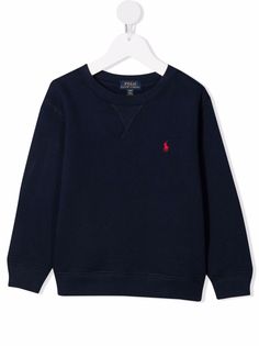 Polo Ralph Lauren Kids, Polo Pony, Ralph Lauren Kids, Embroidered Sweatshirt, Branded Sweatshirts, Embroidered Sweatshirts, Polo Ralph, Polo Ralph Lauren, Women Wear