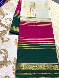 Saree Ideas, Night Illustration, Saree Tassels, Kalamkari Painting, Mysore Silk Saree, Fancy Saree, Mysore Silk, Crochet Edging Patterns, Steps Design