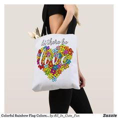 Let There Be Love, Picnic Snacks, Rainbow Flag, Office Work, School Office, Tote Bags