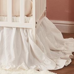 PRICES MAY VARY. 🌸Brandream Crib Bed Skirt for baby girl or boys, Boho Bohemian Shabby chic farmhouse style 🌸PREMIUM COTTON BENEFITS: 100% White Washed Cotton Baby Bedding Set choose 100% cotton fiber as a natural material 🌸Dimensions: 52in. x 28in. x 16in. drop - 4-sided, perfectly fit for standard crib and toddler bed 🌸EASY TO CARE: No ironing needed. Machine washable. Comfort baby bedding becomes softer after every wash. The features of the washed cotton fabric are a great strength and du Vintage Baby Boy Nursery, Girl Baby Nursery, Crib Bed Skirt, Bohemian Nursery, Crib Bed, Vintage Baby Boys, Sweet Nursery, Bohemian Girls, Crib Skirts