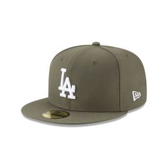 Los Angeles Dodgers Olive 59FIFTY Fitted Hat Fitted Hats With Name, Tan Dodgers Hat, Fitted Hats Nordstrom, Beige La Dodgers Hat, Olive Green Yankees Hat, Fitted Hat Black Men, Luxury Fitted Hats, La Hats Custom, Fitteds Hat