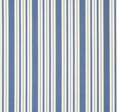 a blue and white striped fabric