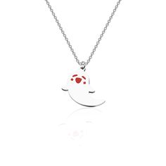 PRICES MAY VARY. Material: Stainless Steel, it is hypo allergenic, it doesn't rust, change colour or tarnish and it is lead free and nickel free. Size: ghost pendant: 2.7cm(1inch)*2.7cm(1inch), chain length: 44cm(17.32inch)+5cm(1.97inch).Bracelet chain length: 29cm(11.42inch)/each side: 14.5cm(5.71inch). The ghost necklace will arrive in a velvet bag ready for giving. A perfect gift for someone who loves Halloween and game anime lovers. This ghost necklace symbolizes magical power.Halloween is j Hu Tao Ghost, Ghost Necklace, Ghost Gifts, Planet Necklace, Halloween Cans, Jewelry Halloween, Game Anime, Halloween Beads, Hu Tao