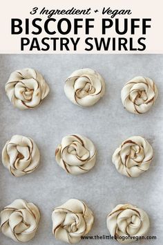 Biscoff pastry swirls Easy Pastry Desserts, Puff Pastry Swirls, Pastry Swirls, Nutella Puff Pastry, Puff Dessert, Biscoff Recipes, Butter Pastry, Pastry Design, Biscoff Cookie Butter