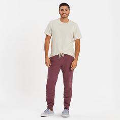 Absurdly soft, cotton fleece comes together with a vintage wash for joggers that look as effortless as they feel. Plus, pockets, in case you didn´t look relaxed enough already. Solid Colors: 100% USA Grown Cotton Heather Colors: 99% USA Grown Cotton/1% Polyester 10.62 oz. Heavy Weight garment washed fleece for ultimate softness. Sturdy cotton/spandex 1x1 rib at waistband and cuff for better wear and durability. Slash pockets. Authentic heavyweight stitching details. Zippered back pocket. Natural Relaxed Fit Cotton Sweats For Everyday, Elevated Casual Cotton Sweatpants With Comfort Waistband, Sporty Cotton Joggers For Elevated Casual, Cotton Joggers For Elevated Casual Athleisure, Soft-washed Solid Color Sweats For Loungewear, Solid Soft-washed Sweats For Loungewear, Solid Color Soft-washed Sweats For Loungewear, Casual Cotton Cozy Fit Joggers, Cotton Joggers With Comfort Waistband For Elevated Casual