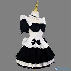 OrcaJump - Game costumes black and white chocolate maid lolita princess dress - Final Sale Gothic Victorian Dresses, Girls Short Dresses, Game Costumes, Anime Dress, Game Dresses, Maid Dress, Polyester Dress, Lolita Dress, Costume Party