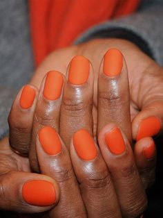 Halloween Nail Colors, Orange Nail Polish, Halloween Nails Easy, Orange Nail, Metallic Nail Polish, Fall Nail Trends, Purple Nail Polish, Green Nail Polish