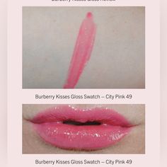 Burberry Kisses Gloss Never Worn - No Box Light Sheer Gloss Burberry Makeup, Burberry Pink, Box Light, Lip Balm Gloss, Lip Makeup, Womens Makeup, Lip Balm, Burberry, The Balm