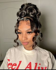 Brunette Hair Trends, Homecoming Hairstyle, Sleek Ponytail Hairstyles, Frontal Wig Hairstyles, Birthday Hairstyles, Black Ponytail Hairstyles, Quick Weave Hairstyles, Hoco Hairstyles, Quick Braided Hairstyles