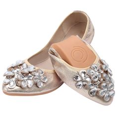 PRICES MAY VARY. Rhinestone Flats for Women: Made of Premium Non-slip Durable rubber sole and PU leather Upper material, Women’s rhinestone ballet flats wedding ballerina Shoes. Material is pliable and moves with the foot for a customized feeling fit. Super Comfortable Shoes: The sparkly shoes for women are super Soft & Breathable, The microfiber inner material ensures comfort all day long, and it won't hurt your toes. These are very comfortable for a long night of standing and dancing. Foldable Wedding Ballerina, Rhinestone Ballet Flats, Wedding Ballet Flats, Women Ballet Flats, Foldable Ballet Flats, Foldable Shoes, Sparkly Shoes, Rhinestone Flats, Wedding Flats