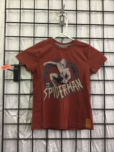 Marvel Wheat Kids Spiderman T-shirt Size 6Y. Condition is "New with tags". Shipped with USPS First Class. Themed Cotton T-shirt With Front Print, Themed Cotton Short Sleeve Tops, Themed Cotton Crew Neck T-shirt, Themed Pre-shrunk Cotton T-shirt, Summer Themed Cotton T-shirt, Spiderman T Shirt, Spiderman Shirt, First Class, Wheat