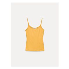 MID WEIGHT - SLIM FIT - ROUND NECK - REGULAR LENGTH - SLEEVELESSFitted camisole made of polyamide blend fabric with round neckline and straps. Beauty Sale, Round Neckline, Spaghetti Strap, Round Neck, Zara, Slim Fit, Yellow, Fabric, T Shirt