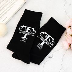 Custom Groomsmen Socks,Groomsmen Gifts for Him,Wedding Socks,Personalised Wedding Socks,Best Man Socks,Father of the Bride Gift Socks-------♥ABOUT PRODUCTS♥------ Please note this is printing socks ❤ Material:  Cotton ❤ Size:            Adult Size: European size 43       Kids Size: European size 35-38 ❤ Words Color: In general, we suggest black text for light gray/white socks,white text for black/navy/dark gray socks ❤ Fully customization,if you want any design/text,just write it in pesonalizati Groomsman Socks, Bride Socks, Father Of Bride, Man Socks, Groom Socks, Gray Socks, Groomsmen Socks, Wedding Socks, Grey Socks