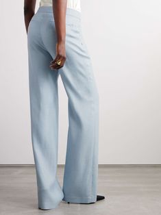 Chic Wide Leg Culottes, Chic Wide Leg Culottes With Loosely Fitted Hips, Formal Summer Wide Leg Pants, Formal Wide-leg Summer Pants, Formal Summer Wide-leg Pants, Summer Formal Wide-leg Pants, Tailored Wide-leg Pants For Spring, Tailored Casual Wide Leg Pants, Relaxed Fit Wide-leg Pants