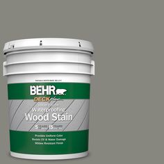 the behr paint color is brown and has wood stain on it's surface