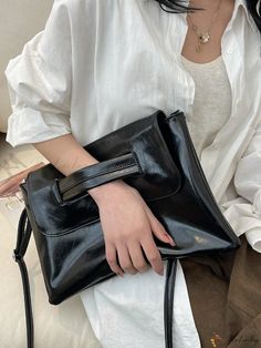 Bird in Bag - Classic Envelope Clutch Handbag for Women Minimalist Clutch, Handbag For Women, Clutch Purse Evening, Black Clutch, Envelope Bag, Ladies Clutch, Envelope Clutch, Styl Retro, Black Bag