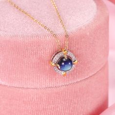 1.1ct Cabochon Natural Blue Moonstone Pendant, Sparkling Pave Diamond Hoops Pendant, Gold Dainty Necklace, Mom Necklace, Art Deco Pendant - Etsy Gold Dainty Necklace, Necklace Art Deco, Necklace Mom, Necklace Art, Small Necklace, Art Deco Pendant, Dainty Gold Necklace, Blue Moonstone, Mom Necklace