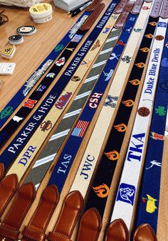 "Add a Timeless piece to your wardrobe with a Custom Needlepoint Belt from Bluegrass Fairway . Your Needlepoint Belt will be 100% custom designed from the images you send to us. We can craft your favorite golf course, sports team, state or even pet on to your belt. Simply place your order and let us know in the buyers notes your ideas for the belt. We will email you within 24 hours and begin working on a mock-up image of the belt. We will need the following: Belt Size Background Color Initials I Needlepoint Belt Diy, Needlepoint Belt, Needlepoint Belts, Golf Belt, Golf Gifts For Men, Black Watch Tartan, Tri Star, Diy Clothes Design, Personalized Gifts For Men