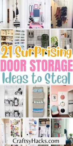 there are many different storage ideas to steal