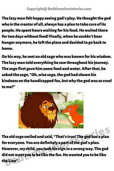 the lion and the mouse poem for kids