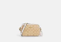 Mini Jamie Camera Bag In Signature Canvas | COACH OUTLET Coach Outlet, Birthday List, Pretty Bags, Signature Canvas, Best Bags, Work Bags, Clutch Handbag, Toe Nails, Belt Bag