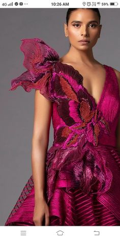 Wedding Classy, Dress With Flowers, Wedding Spring, Embroidery Designs Fashion, Dresses To Wear, Couture Week, Causual Outfits, Fashion Attire