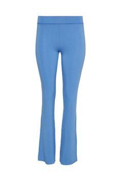 Details Best-selling Blare Trackpant in Blue Stretchy bamboo and jersey blue pant Low-rise waist and bodycon silhouette Wide, elastic waistband for a comfortable, stretchy fit Featuring placement print I.AM.GIA logo on the bum Contrast blue stitching detail around the waistband and ankles Pull-on construction to slip into with ease Unlined Recommended Underwear: Due to the low-mid rise, we recommend wearing this garment with a seamless, nude, low-mid brief Size and Fit True to size. We recommend Casual Tight Elastane Pants, Blue Stretch Elastane Activewear, Casual 4-way Stretch Elastane Leggings, Blue Elastane Activewear With Elastic Waistband, Straight Leg Stretch Yoga Pants, Blue 4-way Stretch Yoga Pants With Elastic Waistband, Sporty Blue Elastane Pants, Blue Sporty Elastane Pants, Casual Blue Leggings With 4-way Stretch