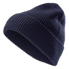 Felic Navy-Blue Montagna Beanie | In stock! | Fawler Navy Beanie, Blue Beanie, Different Hats, Hat Types, Beanie Style, Classic Hats, Justin Timberlake, Shopping Hacks, Knit Beanie