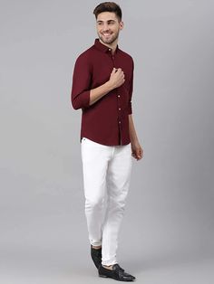 Hello this is our new shop be it female or male silver jewelery https://www.etsy.com/in-en/shop/afgaanjewellers?ref=seller-platform-mcnav  Please ChakeoutItem details Handmade Men Suits Men Dark Maroon Shirt And White Color Pent Designer Luxury Formal Fashion 2 Piece Wedding Party Wear Suit Q:Combo shirt and pants? A:Yes Combo pent shirt Gender: Men Item Type: Suits Front Style: Flat Pant Closure Type: Zipper Fly Brand Name: Chaman Material: Cotton Dry Clean Only The suit is for wedding, Party, Proms, and Etc Express Shipping to world-wide but Remote Area May Take Longer Little color variation may possible due to photography and lights Example Please See Below. Payment Method We accept payments only by PayPal. Using this feature you can instantly pay by your credit card or from your PayPal Festive Semi-formal Long Sleeve Shirt, Formal Pent Shirts For Men, Pent Shirt Men, Outfit Kemeja Pria, Dress Party Wear, Off White Pants, Maroon Shirts, Dark Maroon, Mens Casual Dress Outfits