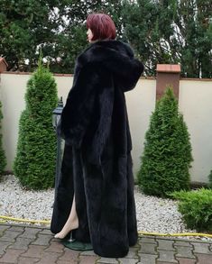 LUXURY BLUE fox Fur Full coat with Whole skins,long coat, luxury fur coat, | eBay