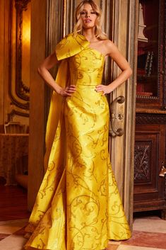 Yellow Evening Gown, Gown For Prom, Short Dress Styles, Mermaid Evening Gown, Plus Size Formal Dresses, Unique Prom Dresses, Mermaid Skirt, Mermaid Gown, Long Sleeve Short Dress