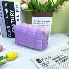 Item Width : 9cm Item Weight : 40g Item Length : 16 Item Height : 10cm Shape : Box Pattern Type : Plaid Closure Type : zipper Style : Casual Main Material : Polyester Brand Name : YIYUEQIANLI CN : Hebei Item Type : Cosmetic Cases   Name: Simple pillow pencil caseMaterial: velvetSize: 16*9*10cmGram weight: 38 grams     WHAT ABOUT REFUND?   Fast refund,100% Money Back Guarantee. If your product is defective or doesn't work properly, let us know and we'll send you a replacement one. We believe in our products so much that we offer a 30-day No-Hassle refund policy. If you're unhappy about your purchase, send us the product back and we'll refund your money immediately. Simple Pillow, Pouch Makeup, Box Patterns, Pen Pouch, Fancy Bags, Makeup Bags, Purple Bags, Body Chain Jewelry, Bag Travel