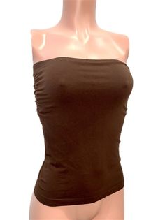 Brown Tube Top, Tops Off Shoulder, Summer Brown, Top Net, Dinner Wear, Tops Trendy, Net Top, Low Cut Top, Glam Tops