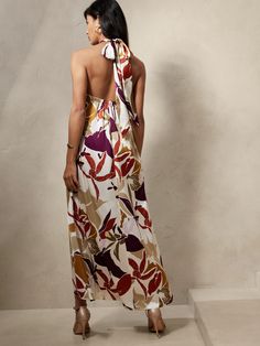 Halter Trapeze Maxi Dress | Banana Republic Factory Dress Halter, Banana Republic Factory, Halter Neckline, Inspiration Style, Banana Republic, Maxi Dress, Dresses