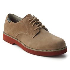 You'll enjoy wearing these Eastland Buck oxford shoes for years to come. Find your best fit with this printable Kids' Shoe Sizing GuideSHOE FEATURES Cow-suede upper offers lasting durability. Oxford design provides timeless style. Padded footbed cushions every step. Lightweight EVA outsole ensures reliable traction. SHOE CONSTRUCTION Suede upper EVA outsole SHOE DETAILS Round toe Lace-up closure Padded footbed  Size: Medium (10). Color: Beig/Khaki. Gender: male. Age Group: adult. Burgundy Shoes Men, Burgundy Jordans, Burgundy Shoes Outfit, Burgundy Dress Shoes, Men's Oxford Shoes, Maroon Vans, Eastland Shoes, Burgundy Shoes, Comfort Shoes Women