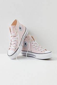 Chuck Taylor All Star Lift Hi-Top Sneaker | Free People Cute Converse Shoes, Mode Converse, Cute Converse, Skor Sneakers, Chuck Taylor All Star Lift, Trendy Shoes Sneakers, Preppy Shoes, Dr Shoes, Pink Converse