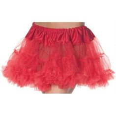 The perfect way to add a little lift to any costume! Includes: 2 layered Tutu skirt. Available size: One size fits most adults. Color: Multicolor. Layered Tutu Skirt, Halloween Accessories, Tutu Skirt, Petticoat, Lady In Red, Skirt, Red, Color