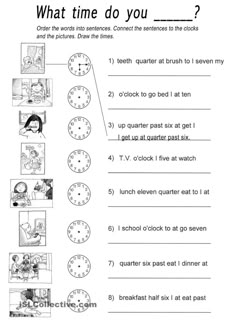 the worksheet for telling time to children about clocks and what time they are