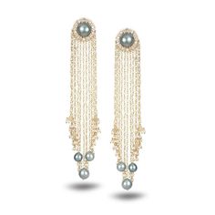 20K Affinity White Pearl Earrings | Coomi Gold Earrings Set, Marquise Earrings, Stone Jewellery, White Pearl Earring, Yellow Gold Earrings, Hoop Earring Sets, Bezel Set Diamond, Sea Pearl, South Sea Pearls