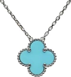 Alhambra Pendant, Van Cleef Arpels, Van Cleef, Turquoise Necklace, The House, White Gold, I Love, Turquoise, Van