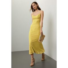 Yellow colorblock (Main: 45% Polyamide, 40% Cotton, 15% Elastane. Lining: 100% Polyester). Cocktail dress. Sleeveless. Scoop neck. Pull on closure. 46.5" from shoulder to hemline. Imported. Yellow Midi Dress, Mermaid Silhouette, Rent The Runway, Closet Designs, Tall Girl, Dress Sleeveless, Color Blocking, Scoop Neck, Cocktail Dress