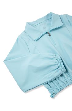 Whether they're off to the gym or warming up post-practice, this pullover and skort set is sure to keep your kiddo comfy. Includes pullover and skort Pullover has half-zip closure; kangaroo pocket; drawcord-toggle hem Skort has drawcord-toggle waist Polyester/spandex Machine wash, line dry Imported Sporty Solid Color Tops For Playwear, Sporty Long Sleeve Tops For Playwear, Sporty Long Sleeve Playwear Top, Casual Long Sleeve Activewear For Play, Sporty Stretch Tops For School, Athleisure Tops With Moisture-wicking For Playwear, Skort Set, Warming Up, Fabric Gift Bags