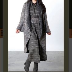 Shop lnekat's closet or find the perfect look from millions of stylists. Fast shipping and buyer protection. New with tags size medium A cozy and full sweater wrap coat in a spectacular array of hues has a generous shawl collar and easily cuffed sleeves. Front of coat cuts away to a longer, even length in back. Pockets Made in the U.S.A. Medium does 12-14. 38-39” bust Smoke free home Sweater Wrap, Bryn Walker, Wrap Coat, Wrap Sweater, Knit Sweater Cardigan, Cardigan Coat, Sweater Coats, Shawl Collar, Colorful Sweaters